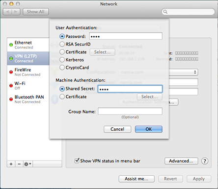 vpn for mac os el capitan