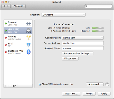 set up vpn for mac